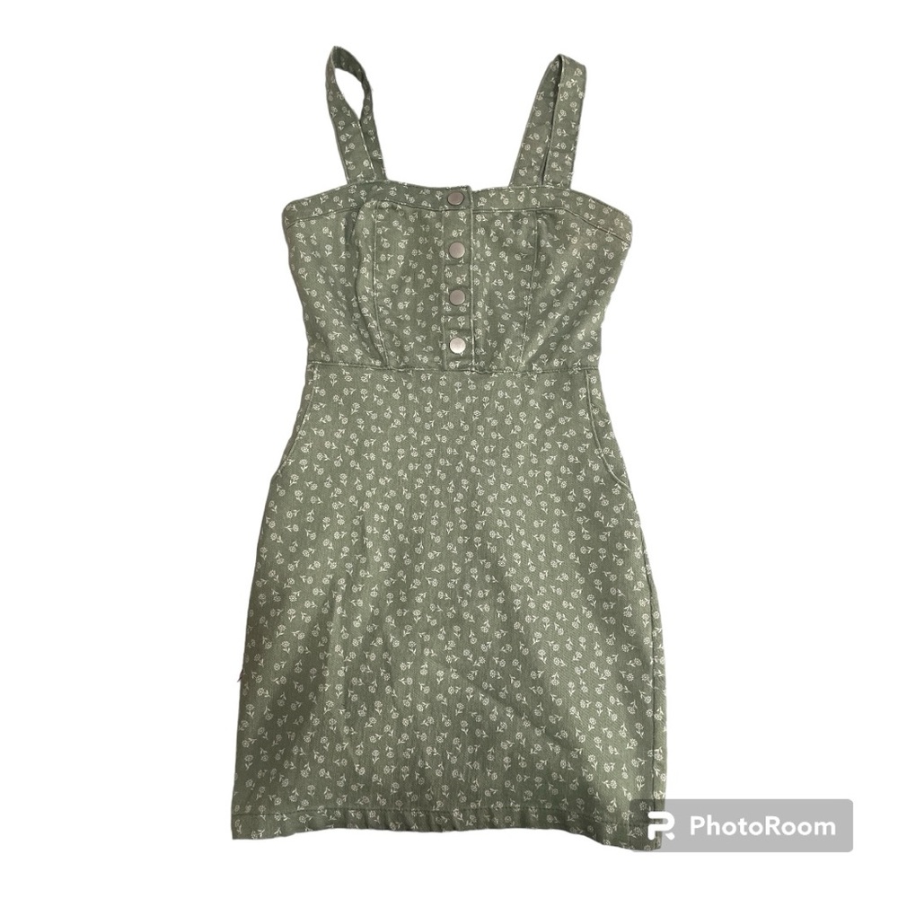 Floral Jean material dress